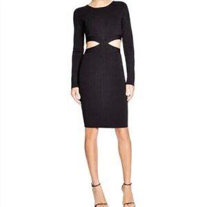 Lucy Paris Black Cutout Bodycon Dress